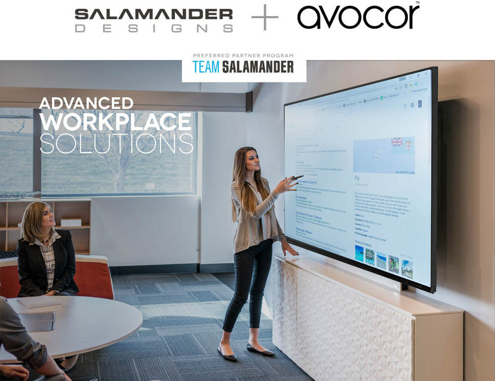 Salamander Designs and Avocor Team Up to Deliver Commercial Presentation Solution