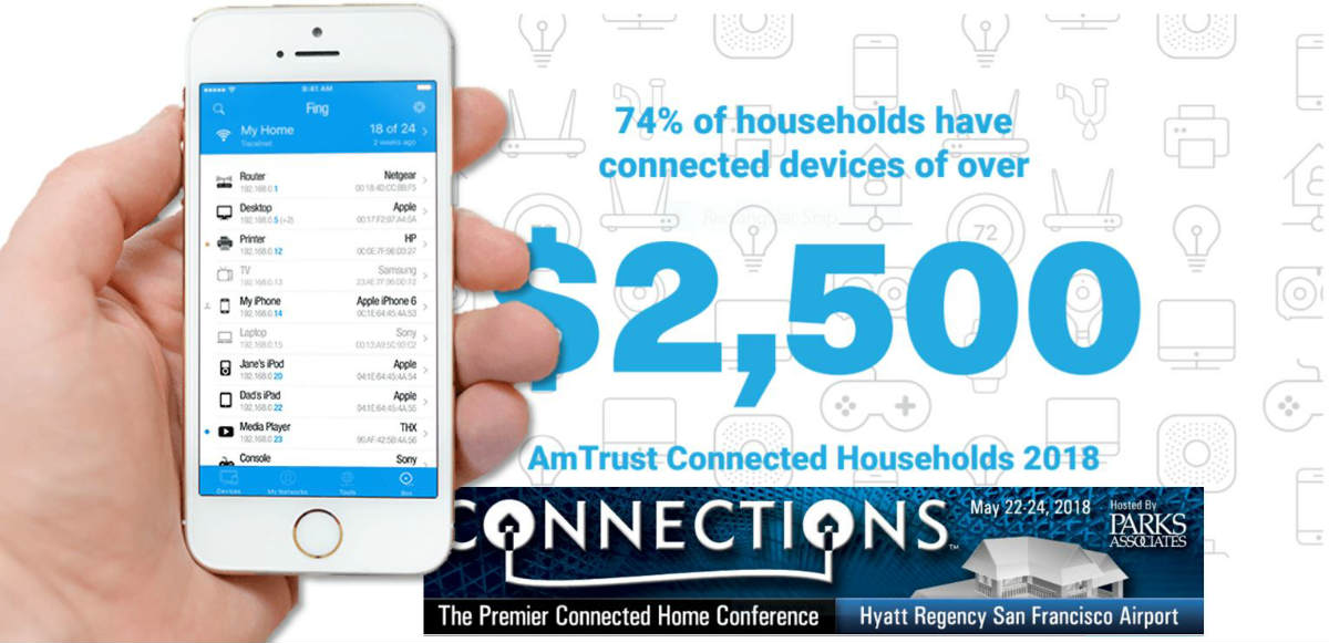 Insurance Meets Smart Home at Connections 2018: IoT Sensors, Data, Warranties, More