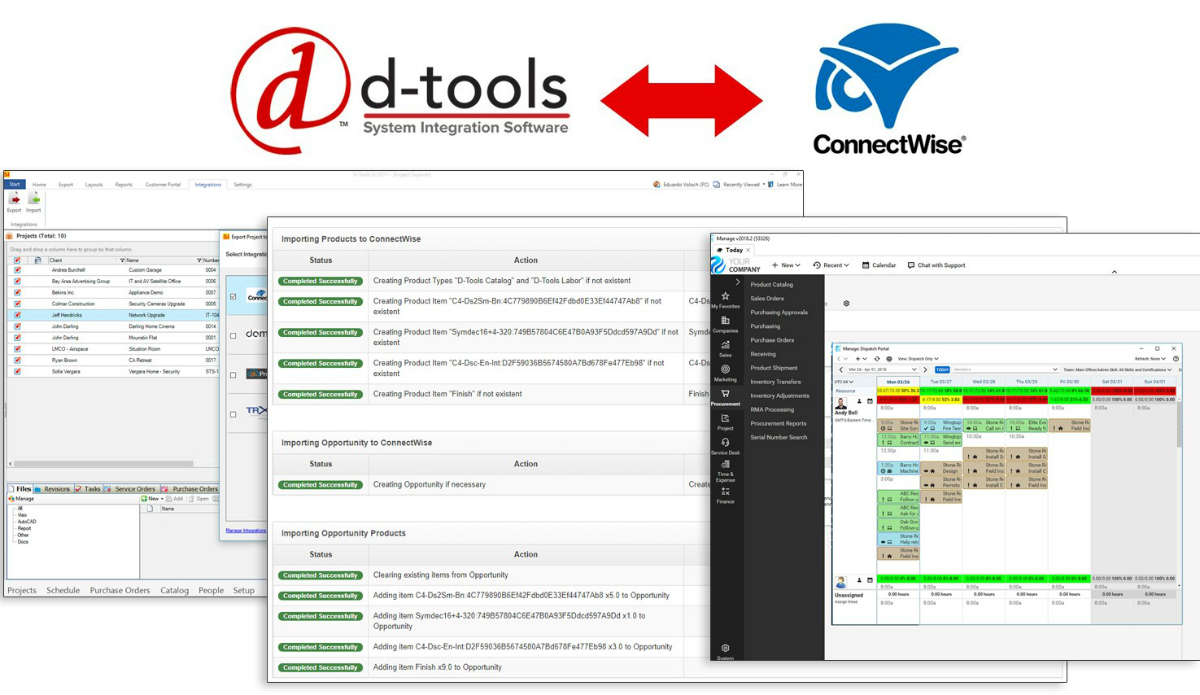 ConnectWise and D-Tools Launch Combined Workflow Optimization Platform