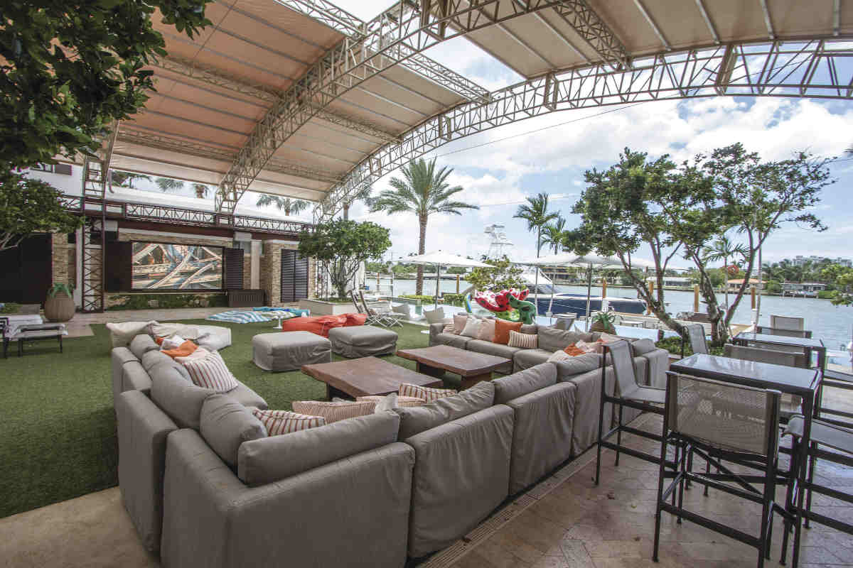 Crestron Powered Outdoor Party Space Keeps the Family Safe and Jacuzzi Bubbling