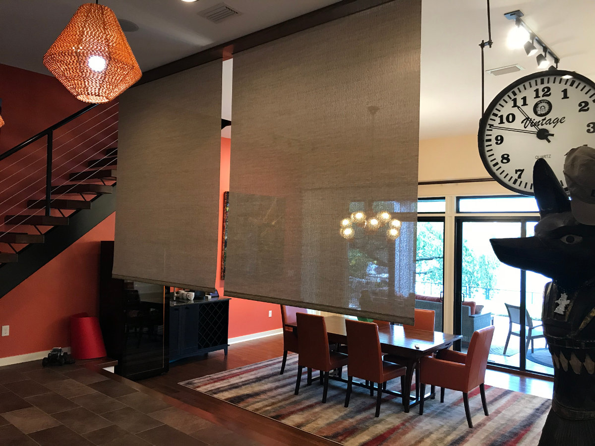 Massive Home Addition Features 11 Somfy Motors and Integration with Existing Control4 System