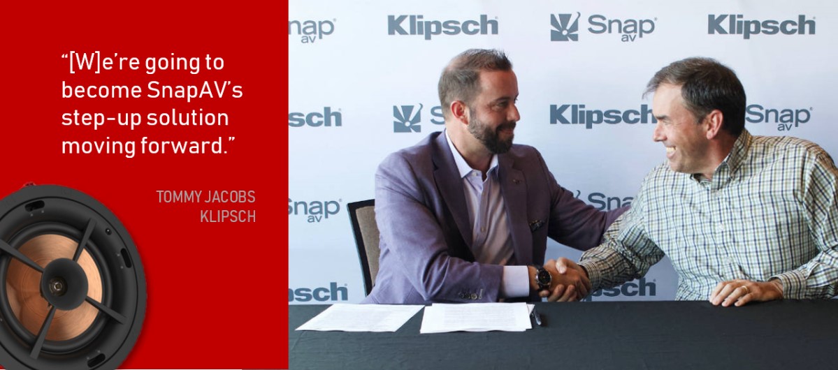 Klipsch Names SnapAV Exclusive National Distributor for Custom CI Speaker Line