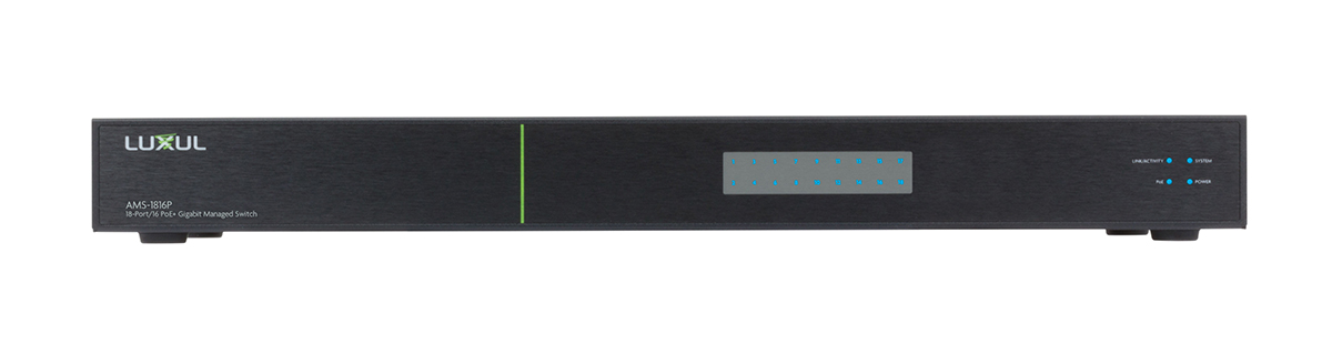 Luxul Managed Gigabit Switch Offers Enterprise Grade Functionality
