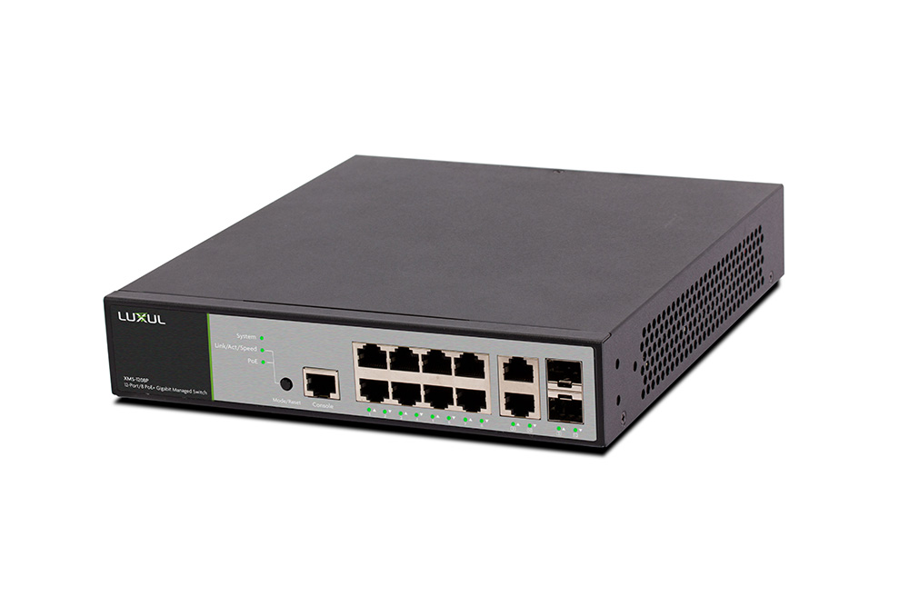 Luxul Gigabit Switches Offer PoE+ Capabilities to Support Access Points, Cameras and VoIP