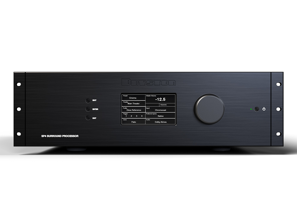 Fit for Post Production Applications, Bryston SP4 Cinema Processor Delivers Immersive Audio