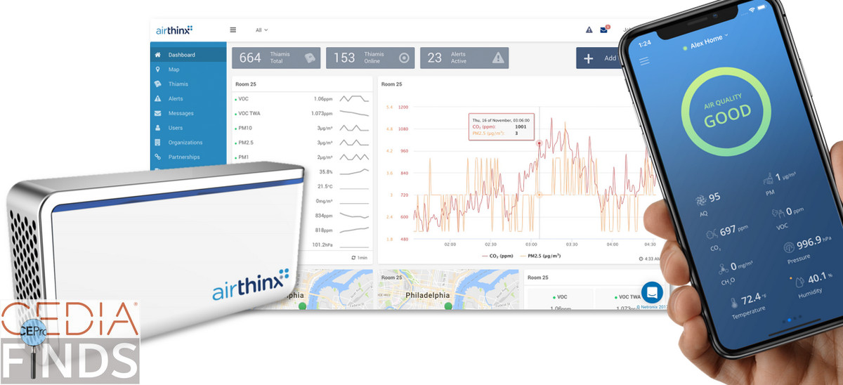 CEDIA Find: Airthinx is First Pure-Play IAQ System to Target Smart-Home Channel
