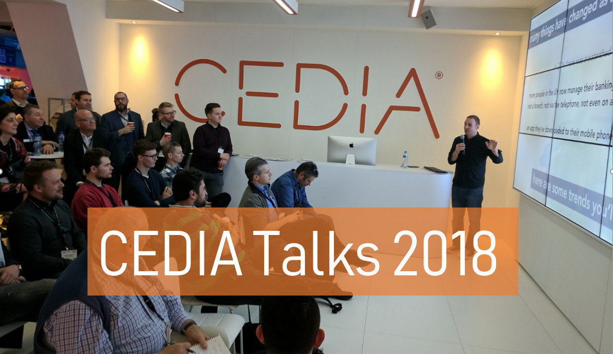 2018 CEDIA Talks - Like TED Talks for the Smart Home