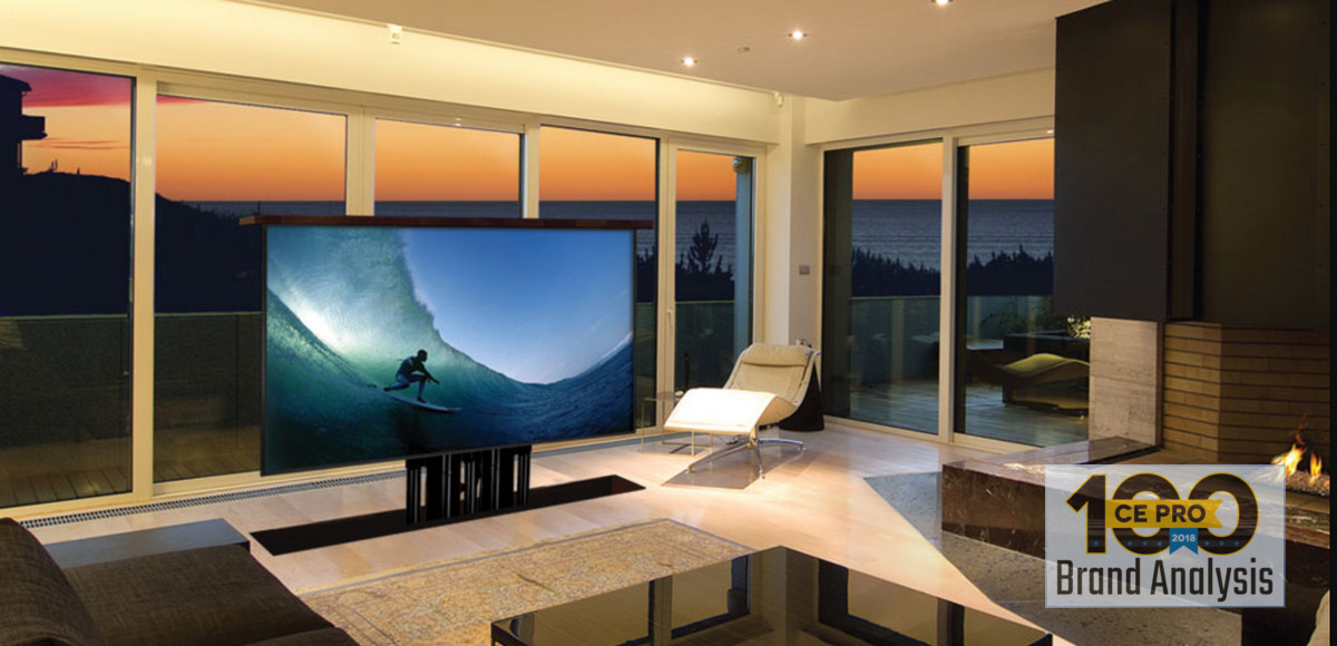 Top Brands in TV Lifts and Mounts - CE Pro 100 Brand Analysis