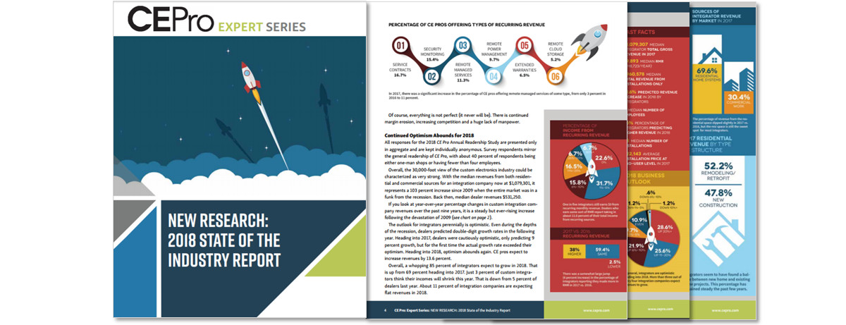 CE Pro’s 2018 State of the Industry Report