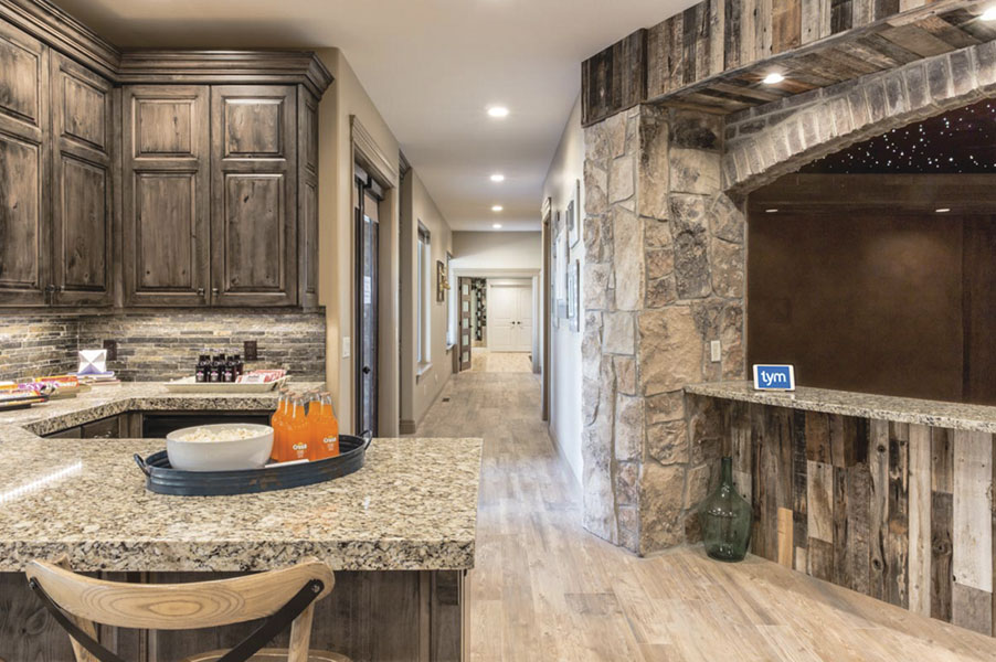 Mine Shaft Themed Home Theater Pays Homage to Homeowner’s Industrial Roots
