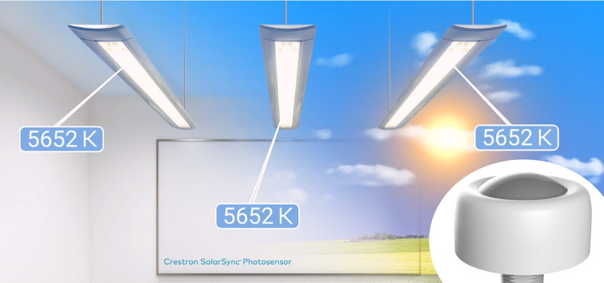 Demo: Crestron’s New SolarSync Daylight Sensor Automates Lighting to Simulate the Outdoors
