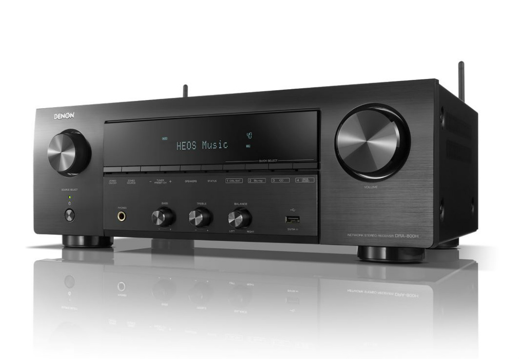 499 Denon Stereo Receiver Features 4K HDMI, Wireless Streaming CE Pro