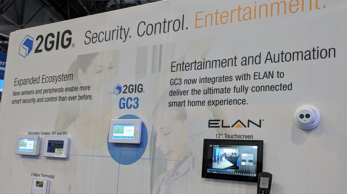 Elan + 2Gig + Integrated NVR Makes Unique Security, Surveillance, Home Automation Combo
