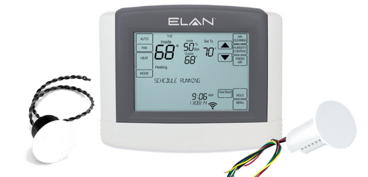 Elan Adds Remote Temperature Sensors to SmartThermostat Line CE Pro