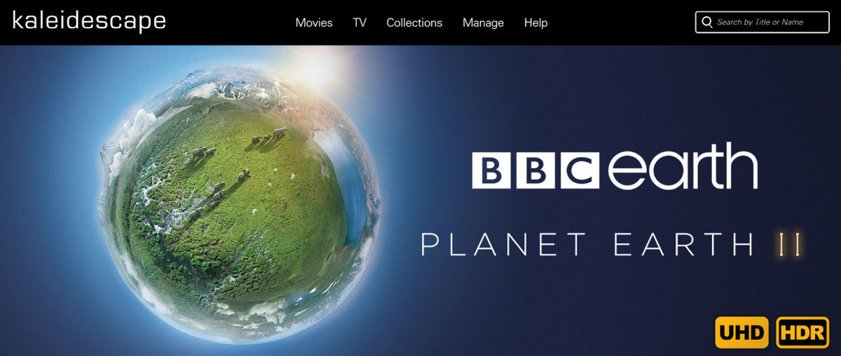 Kaleidescape Offers Best of BBC through 4K Video Store