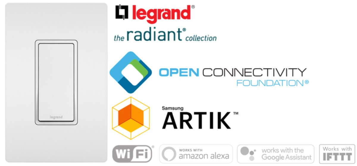 Legrand’s Radiant Collection is First-Ever OCF-Certified Smart Lighting