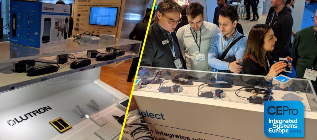 Lutron Mob Scene at ISE 2019: Europeans Finally Get their RadioRA