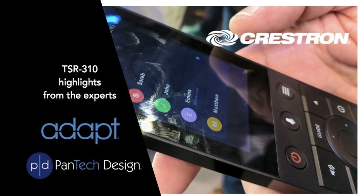 Crestron Developer Reviews TSR-310 Remote: ‘Favorite Remote Yet’