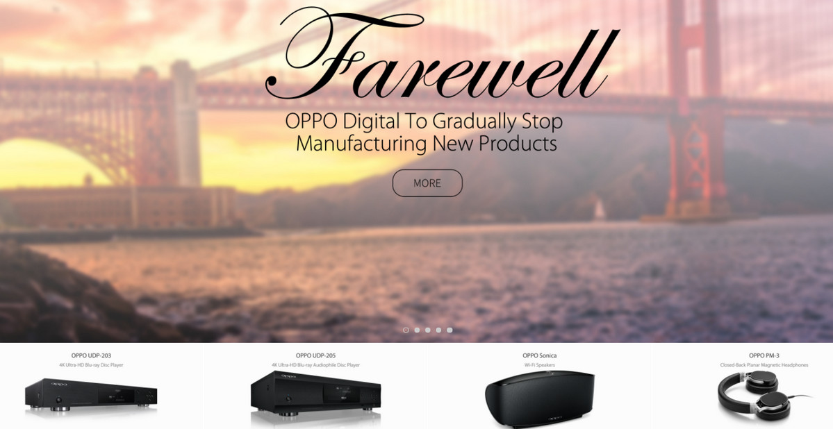 Oppo Digital to End Production of DVD and Blu-ray Players, Promises Updates ‘from Time to Time’