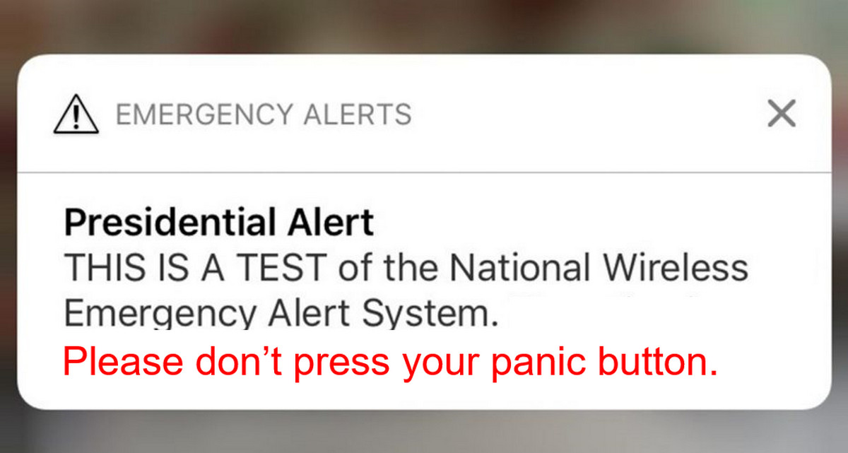 Presidential Alert Causes False-Alarm Headaches