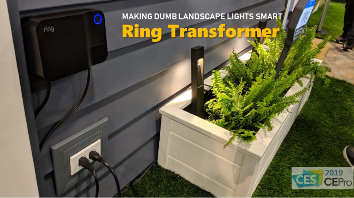 Dumb Old LowVoltage Landscape Lights? New Ring Transformer Makes Them