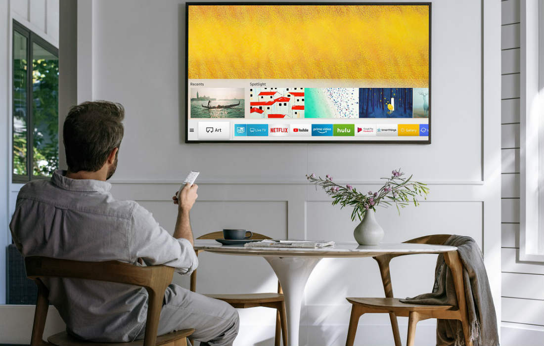 Samsung Brings QLED Technology to ‘The Frame’ Bezeled TV