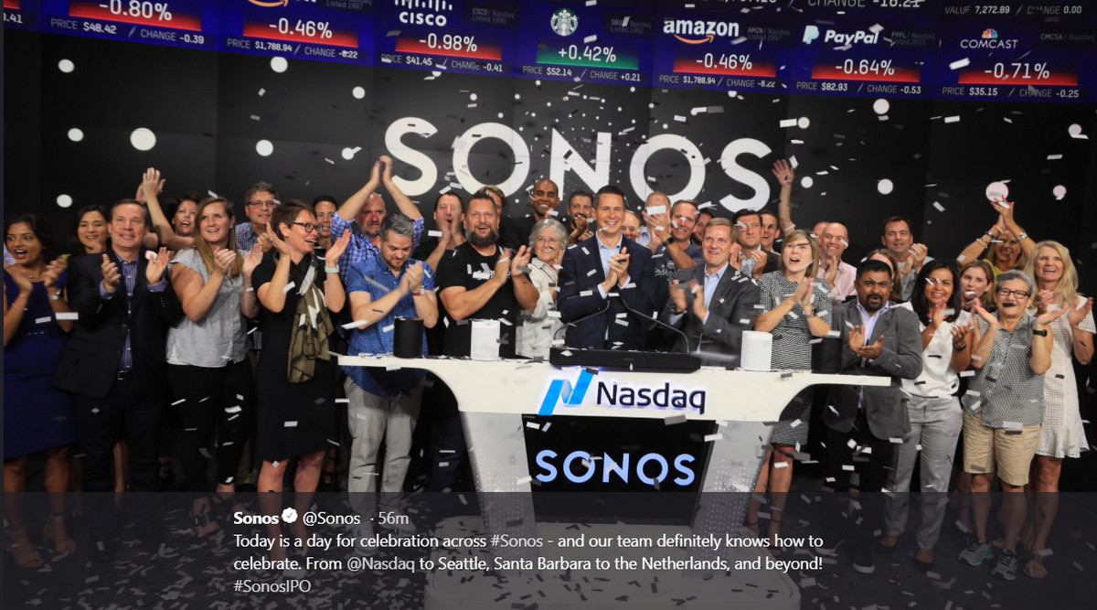Sonos IPO Day: Why SONO is More than a Boring Hardware Play