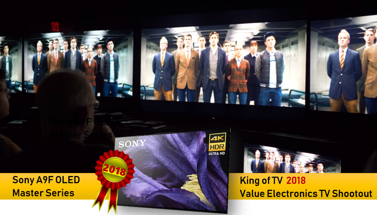 Sony A9F Master Series OLED Wins 2018 ‘King of TV’ Shootout