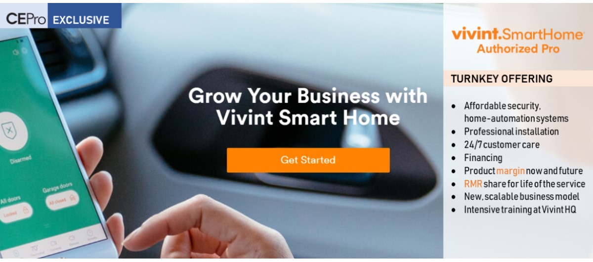 New Vivint Pro Program is ‘Dream’ RMR Opportunity for Home-Tech Channel
