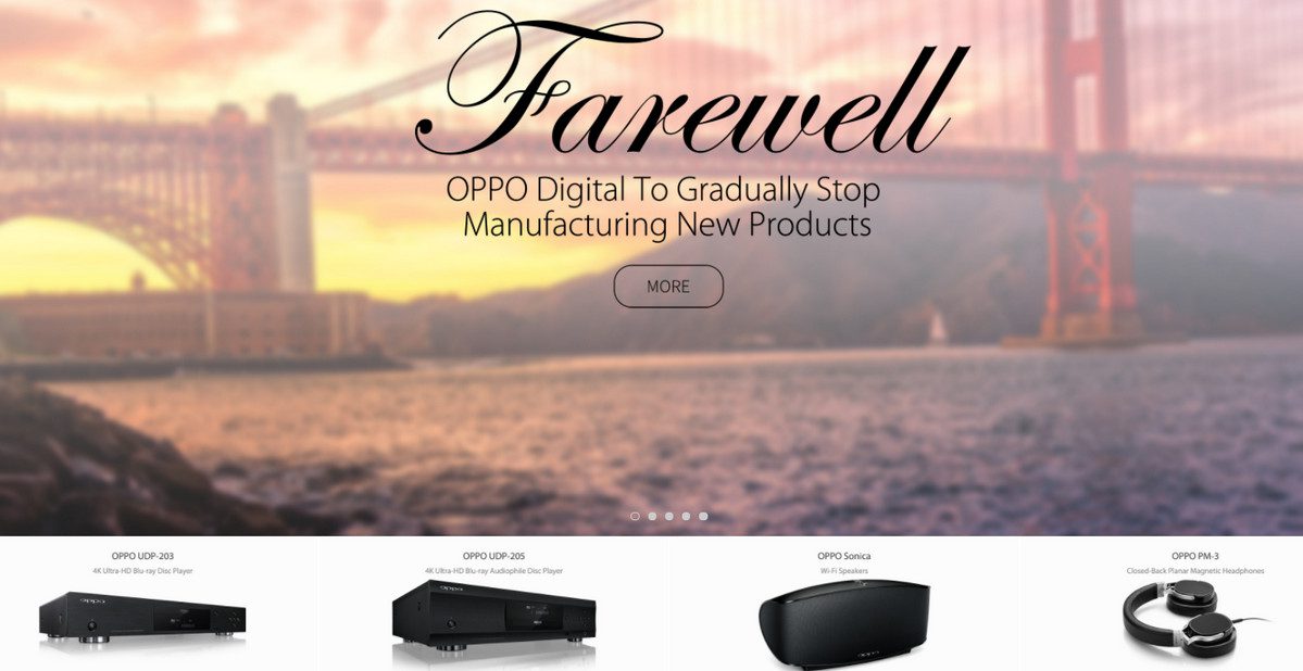 Oppo Digital to End Production of DVD and Blu-ray Players, Promises Updates ‘from Time to Time’