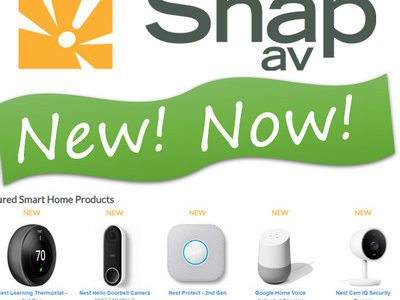 SnapAV Now Sells Nest and Google Smart Home and Pro-Monitored Security Systems