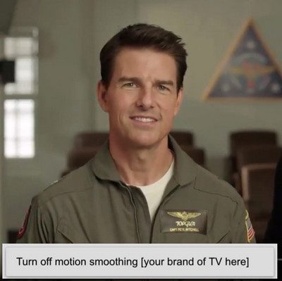 Tom Cruise PSA: Turn off HDTV Motion Smoothing, Avoid ‘Soap-Opera Effect’