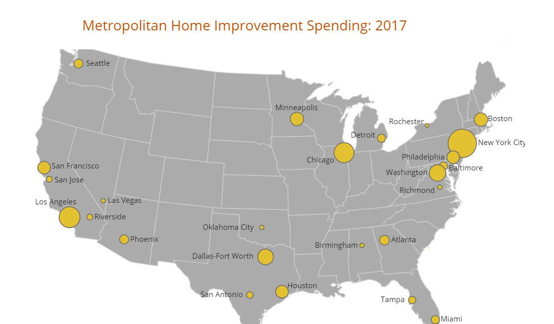 Report: As Homebuilding Lags in the US, Remodeling Up 50%