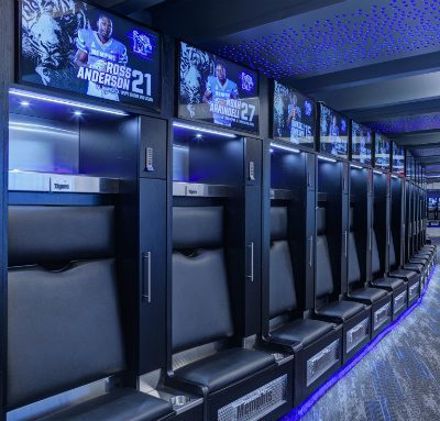 Project of the Year: Memphis Tigers Locker Room Features Over 100 LG Displays