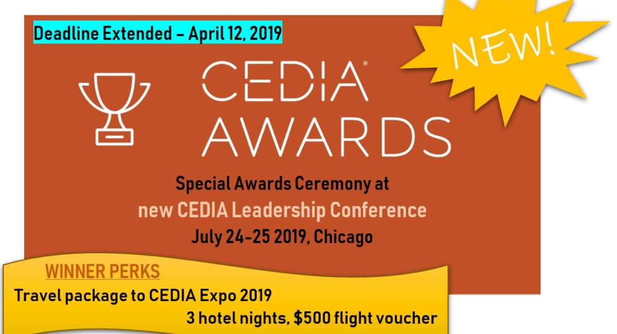 New CEDIA Awards Celebration & Leadership Conference Launches CEPRO