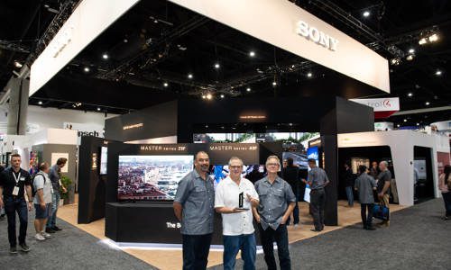 Sony’s Dazzling Booth at CEDIA Helps Earn Quest for Quality Award