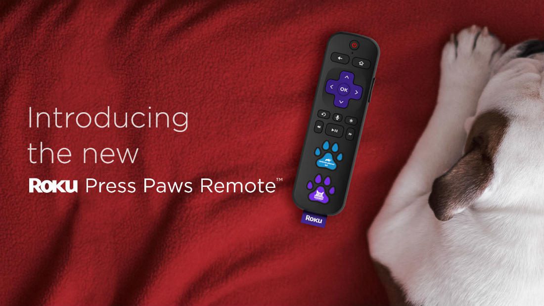 Roku Introduces Pet-Friendly Streaming Remote