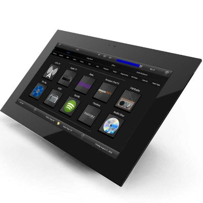 RTI Touchpanel Remotes Mount in Walls, Reside on Tables