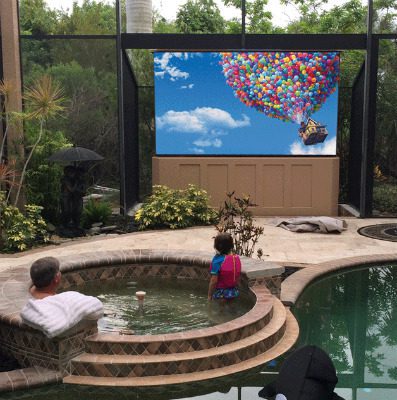 Self-Contained Outdoor Home Theaters Ease Installation Woes