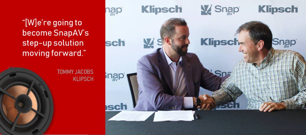 Klipsch Names SnapAV Exclusive National Distributor for Custom CI Speaker Line