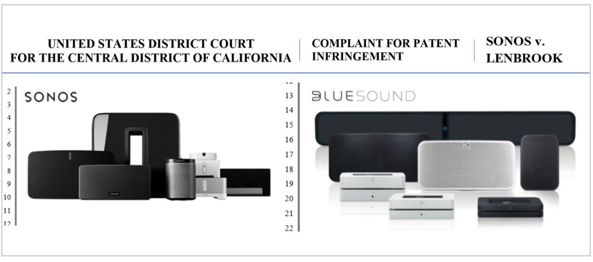 Sonos Sues for Bluesound BluOS, Alleging Patent Infringement CEPRO