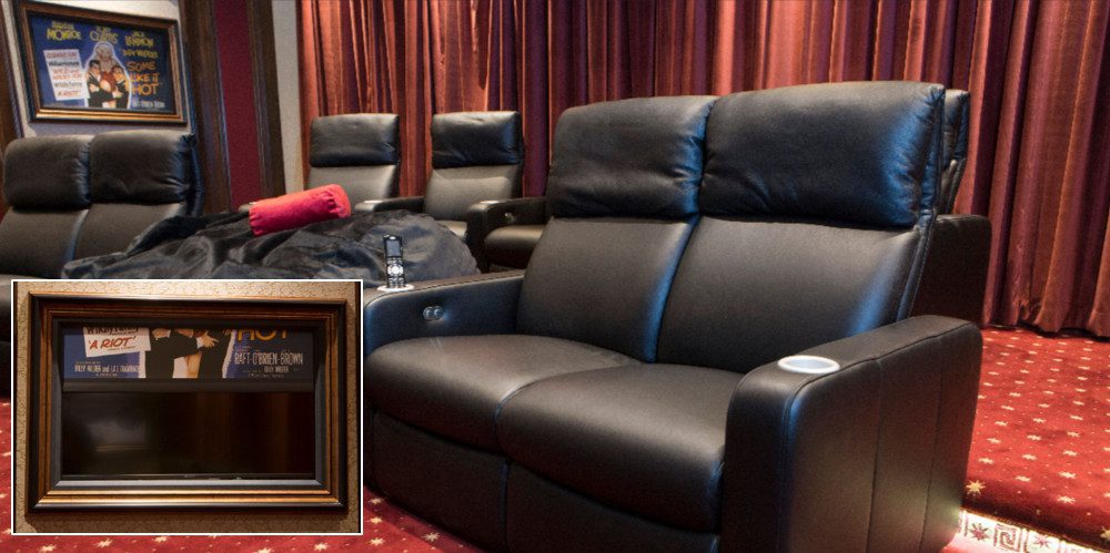Home Theater Turns into Golf Simulator with Press of an Elan Button, slide 2