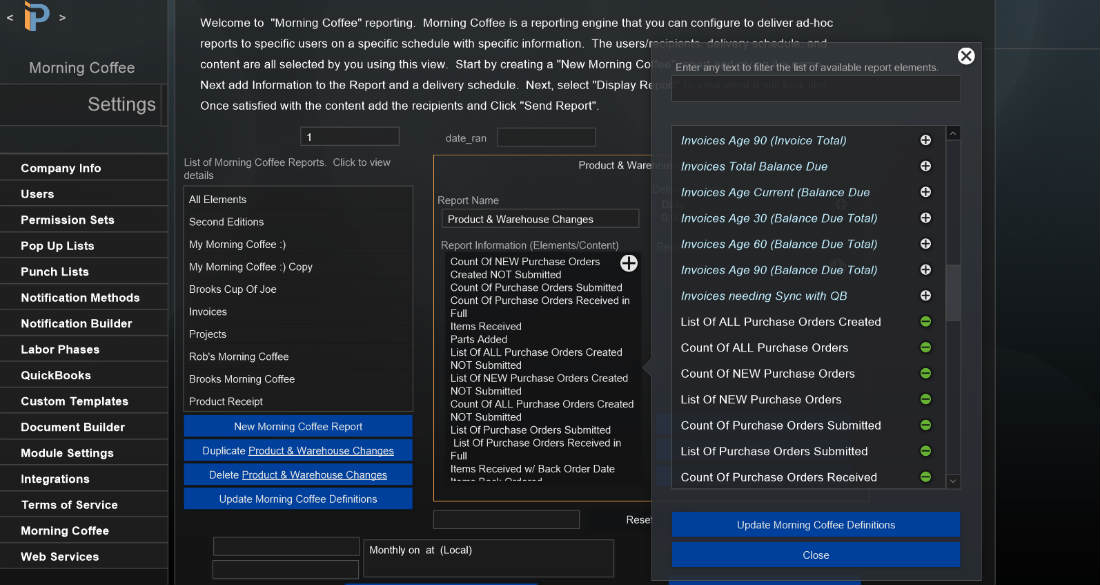 iPoint’s ‘Morning Coffee’ Software Feature Customizes Email Reporting