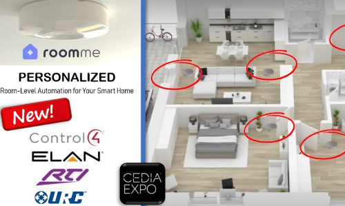 RoomMe Adds Person/Location Tracking for True Home Automation; First Custom Integrations at CEDIA