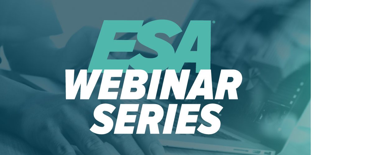 ESA Webinar to Address Identifying Risk in 2020