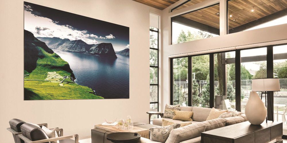 Samsung The Wall microLED display.