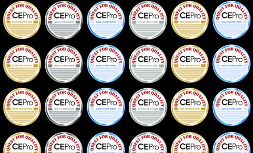 CE Pro Quest for Quality Awards 2020: Manufacturers