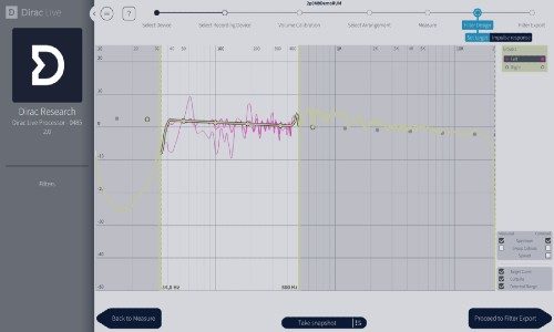 Dirac Live Bass Control