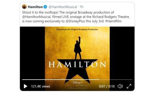 Hamilton Disney+ release home theater