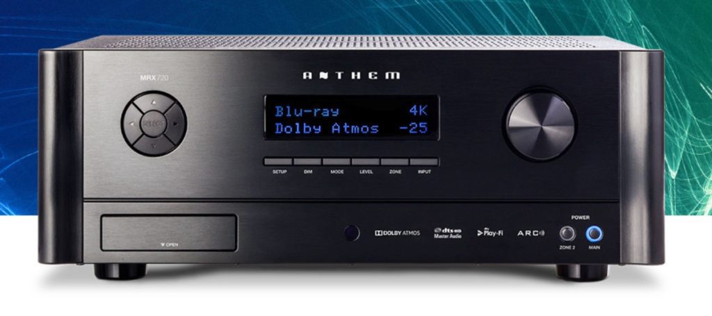 Anthem AV MRX 720 multichannel home theater receiver